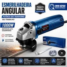 Angular esmerilhadeira lixadeira 220V 1000W Genérica lixadeira bosch 110V Serra elétrica Ferramentas