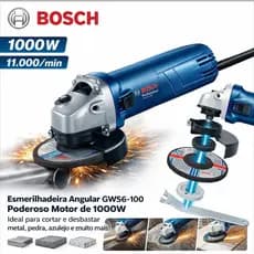 esmerilhadeira lixadeira bosch 110v GWS6-100 serra 1000W lixadeira 220V Angular esmerilhadeira Corte
