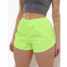 Short Tactel Feminino leve e soltinho shortinho para academia saída de praia moda verão