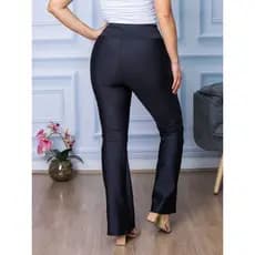 PROMOÇÃO Calça Legging Flare Cintura Alta Bailarina Boca De Sino Feminina