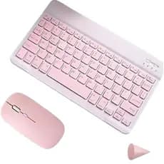 Kit Teclado + Mouse Sem Fio Bluetooth