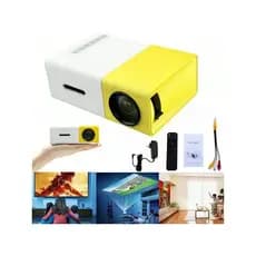Mini Projetor LED 1080p: Cinema Portátil em Suas Mãos!