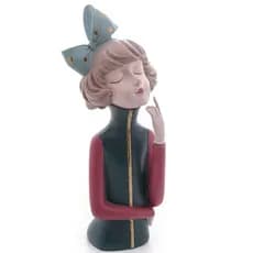 Figura Decorativa Resina Boneca Pensadora 61494  WOLFF 61494