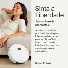 Robô Aspirador Slim Alta Sucção 2800 Pa 110V