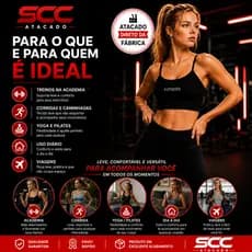 Kit 1até 3 Top Fitness Suplex Blusa Cropped Feminio Academia Esportivo Moda Fitness