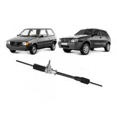 Caixa Setor Direção Mecânica Uno Fiorino 1994 1995 1996 1997 1998 Com Pino