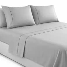 Jogo De Lençol  Cama Queen  4 Peças  Percal 600 Fios
