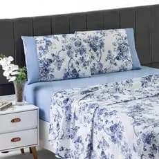 Jogo De Cama Lençol Naturale Casal Box 04 Peças - 400 Fios