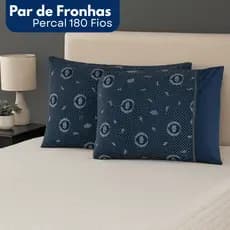 Par de Fronhas 100% Algodão Percal 180 fios