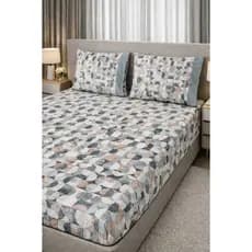 Jogo De Cama Super King 3 Peças Naturale 400 Fios MICROPERCAL (40 CM DE ALTURA)