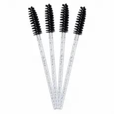 Kit 4 Escovinhas De Cílios Sobrancelha Extensão e Alongamento Descartável