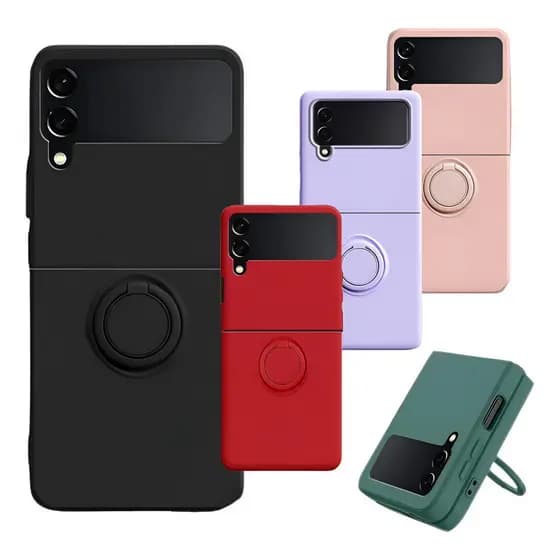 Capa Capinha Silicone Case proteção Aveludada Para galaxy Z4flip z flip 4