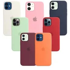 capa Capinha silicone Case luxo Aveludada proteção Para iPhone 12 12pro 12mini 12promax