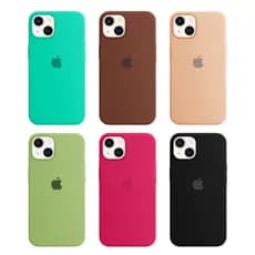 capinha capa silicone case aveludada proteção para iphone 13 6.1