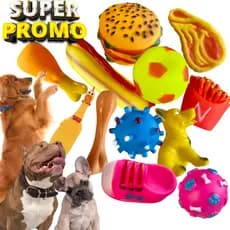 Kit 3/5/10 Brinquedos Mordedor Pet  De Borracha P/ Cães Cachorro - Resistente