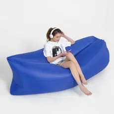 Sofa Inflável ar Preguicoso Camping show evento Praia Saco De Dormir Cama Portatil de Acampamento