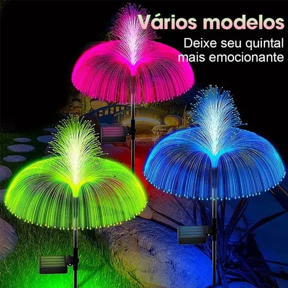 Decoração Natal com luzes LED solares água-viva, luzes caminho gramado de Natal, decoração jardim doméstico