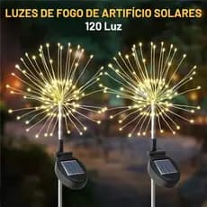 Solar 120 LED Fogos Artifício Luz Fio Cobre Luzes Fadas Natal Gramado Caminho Lâmpada Decoração Do Jardim Adequado Par