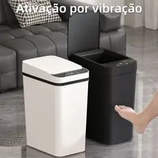 Lixeira12L Sensor Automática Inteligente para Escritório Banheiro ou Cozinha/Salar Alimentação por bateria