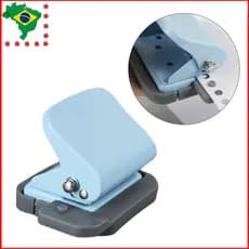 Furador de 6 furos, perfurador de papel de folha solta para tamanho A4,perfurador de papel circular de portátil portátil