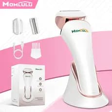 MOMLULU Barbeador Elétrico Com Luz Feminina Depilador Íntimas Maquina De Depilação Para Virilha/Peito/Axilas/Corpo Todo