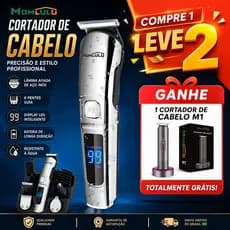 MOMLULU 6 Em 1 Aparador Pelos Aparelho Barbeador Elétrico Sem fio Máquina De Barbear Corte De Cabelo Carregador Bivolt
