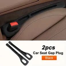 1 par universal assento de carro lacuna plug tira costura lateral carro lacuna enchimento à prova  Marrom/preto