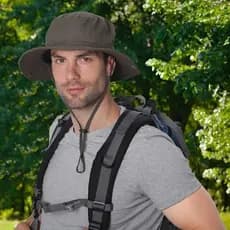 Baldes Impermeáveis Chapéu Para Homens Mulheres Verão Proteção UV De Sol Longo Aba Larga Boonie Bonés Caminhadas Ao Ar L