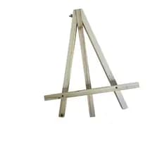 Cavalete 34x42 P/ Telas De Pintura Lousa Escolar Resistente Madeira Forte