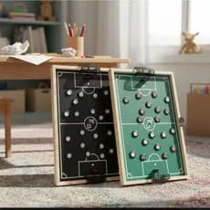 Campo Mesa + Jogo Futebol Botão Tabuleiro R&d Quadros 40x60 Diversão