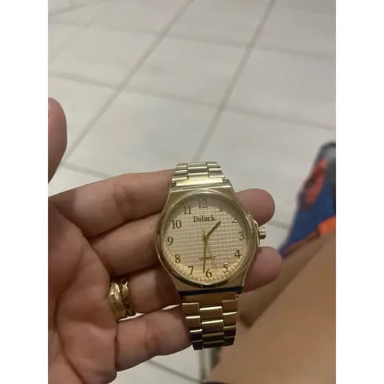 Relógio linha Ouro original à prova d’água