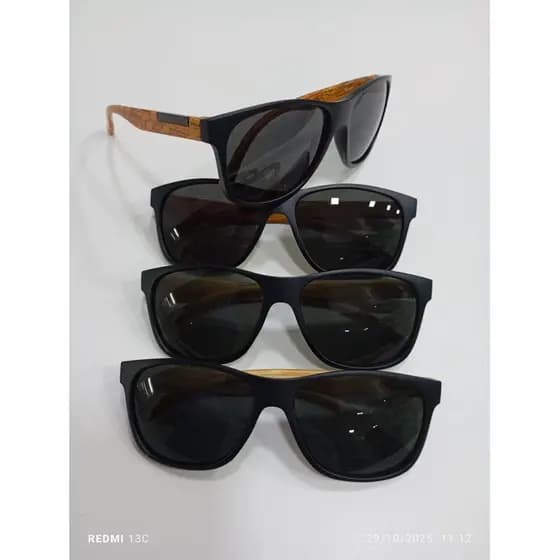 Óculos De Sol BAMBU Masculino/Feminino Vintage Retro Importado