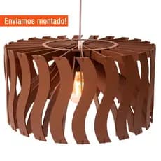 Luxuosa Luminária Pendente Lustre de Teto Rústico - Envio Rápido - Decoração Casa Sala Cozinha