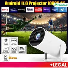 Projetor 4K HD 150 Polegadas Celular, Tv B0x, Xbox, PS, Pc, Wifi HY300 Pro Magcubic Envio Imediato
