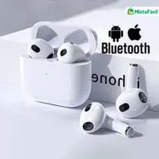 Pro 4s TWS/i12 TWS Fone de ouvido sem fio Fone Inpods 3 Bluetooth 5.0 esportes à prova dwaterproof água adequado para iP