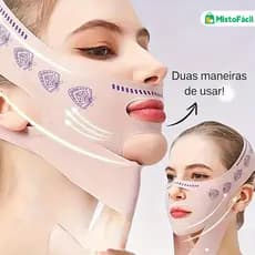 Faixa Ajustável para Contorno Facial e conforto para o Queixo