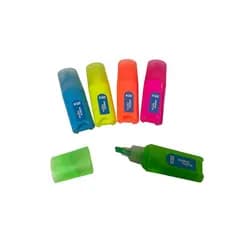Kit de 5 Mini Destak Marca Texto Neon  Cores Sortidas