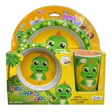 KIT REFEIÇÃO MEUS MELHORES AMIGOS (GUTO - DINOSSAURO) + BRINDE