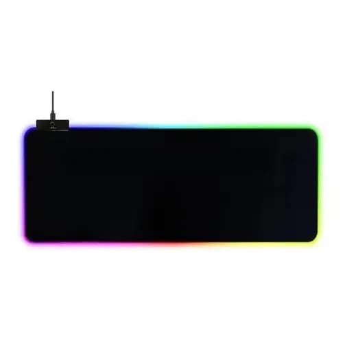 Mouse Pad Gamer Iluminado led Rgb Grande 80 cm por 30 com Mousepad gamer Led com em volta superficie speed para jogos