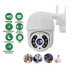 Câmera Ip Yousee Prova D'água Infravermelho Externa Wifi Hd 3