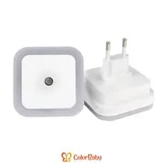 Luz Noturna LED para Bebê - Luminária com Sensor, Econômico, Inteligente e Seguro - ColorBaby