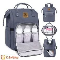 Mochila Maternidade Multifuncional - com Trocador, Bolsa Térmica e Impermeável - ColorBaby