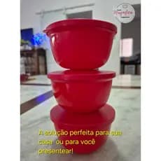 TUPPERWARE. KIT 3 TIGELINHAS REFRI SAFE, 400 ML. DA SÉRIE: POTINHOS CHARMOSOS. IDEAIS PARA PRESENTEAR NO NATAL.