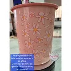 TUPPERWARE. SUPER INSTANTÂNEA MARGARIDAS, 1,3 LITROS. VAI DAR UM PRESENTE? MARGARIDA SIGNIFICA AMOR E AMIZADE!