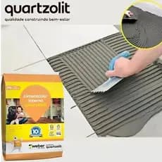 Argamassa ACI Cimentcola Interno Quartzolit Cinza 5Kg