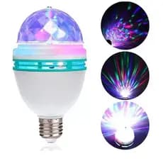Lâmpada Giratória LED Colorida
