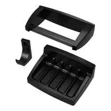 Kit Acessórios para Banheiro KB2C3*PR1 - Preto