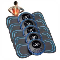 Kit 5 Mini Massageador Cervical EMS Alivia Dores CorpoElétrico Portátil