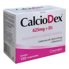 Calciodex  Cálcio 625mg + Vit D3 180cpds