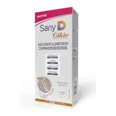 Suplemento Alimentar Sany D Cálcio 30 Cpr Ache Sabor S/Sabor